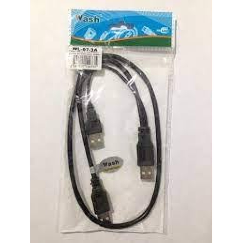 Cable Usb A 2 Machos P/ Disco Duro Ext Kingpc4 wash.97-3a