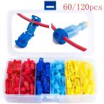 Conectores Scotch Lock De Empalme Rápido De Cables Eléctricos 60 piezas