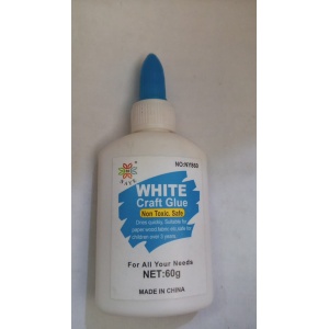 Pega Blanca, Pega Escolar, white craft glue 60 gramos