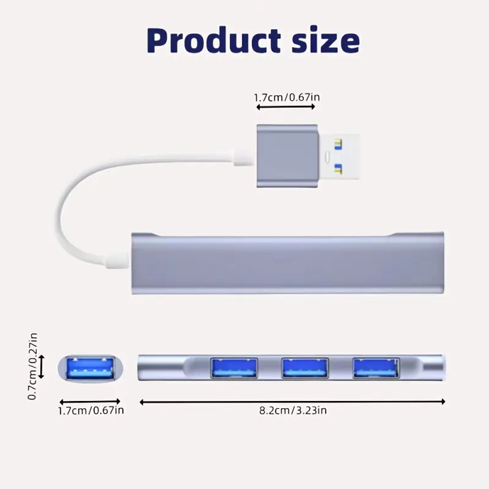 Hub usb 3.0 Adaptador con Conector