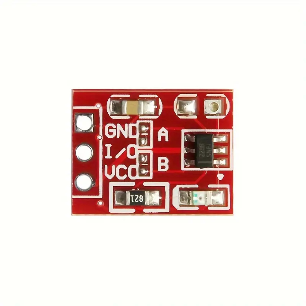 Módulo con botón de interruptor capacitivo para tecla táctil TTP223, Sensor de Interruptor táctil