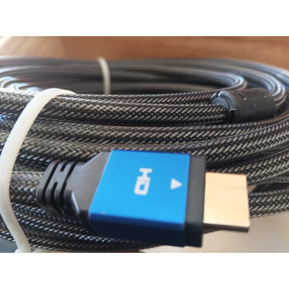 Cable Hdmi 20 Metros Full Hd 4k 3d 1.4v Tv Naylon Profesional