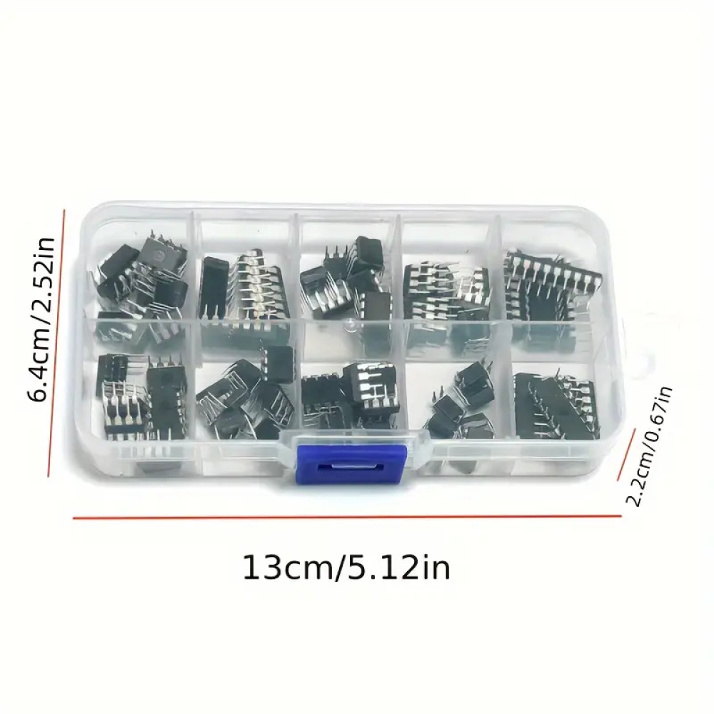 circuito  Chips DIP con NE555, LM324 y Más - Componentes Electrónicos Versátiles para Proyectos DIY - Imagen 6