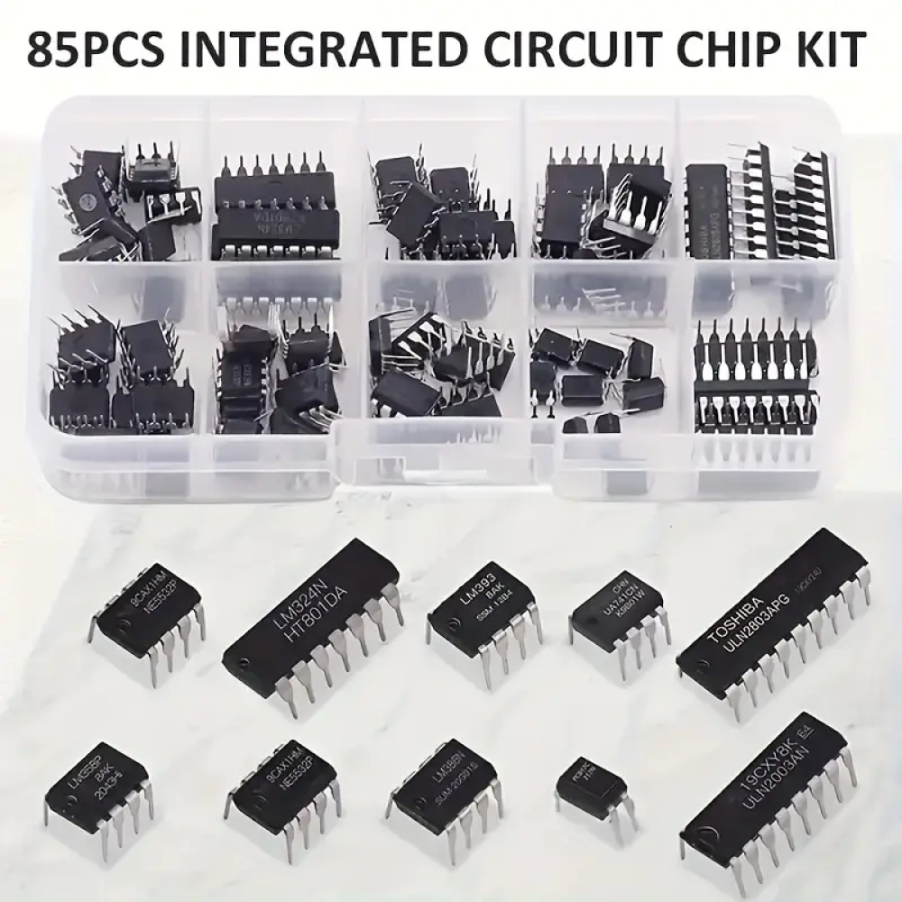 circuito  Chips DIP con NE555