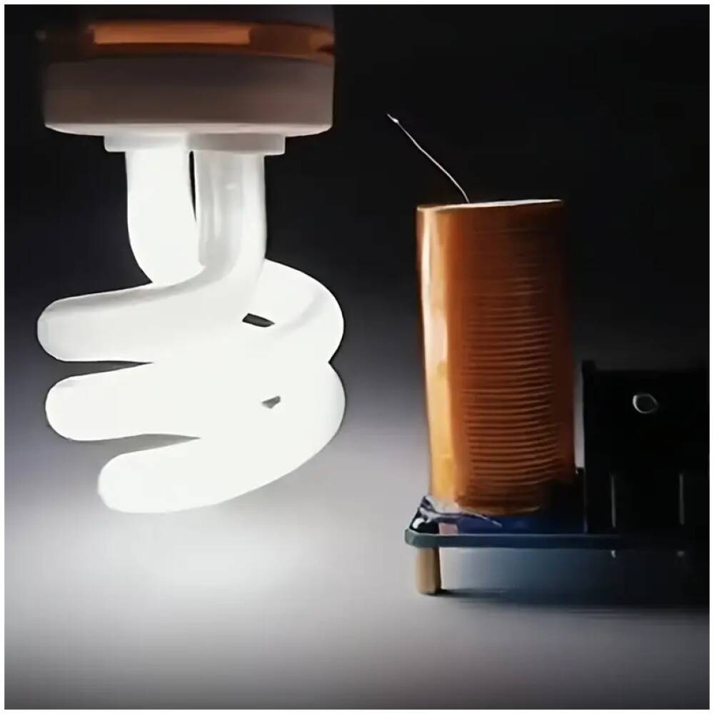 Kit de Bobina Tesla para proyecto DIY Mini - 9-12V BD243, Iluminación Inalámbrica y Transferencia de Energía, Montaje Fácil