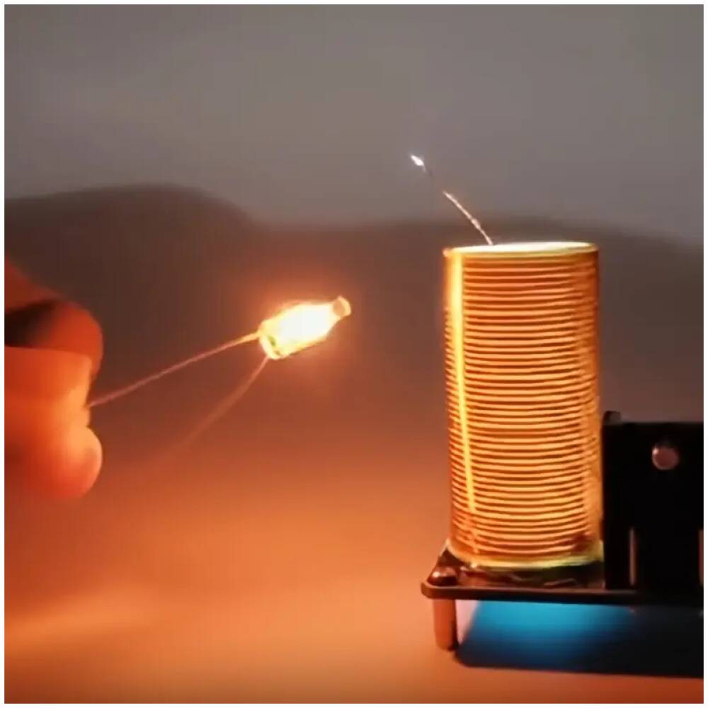 Kit de Bobina Tesla para proyecto DIY Mini - 9-12V BD243, Iluminación Inalámbrica y Transferencia de Energía, Montaje Fácil
