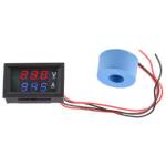 Voltímetro amperímetro digital LCD de CA de 50-500 V,  50 A,  220 V,