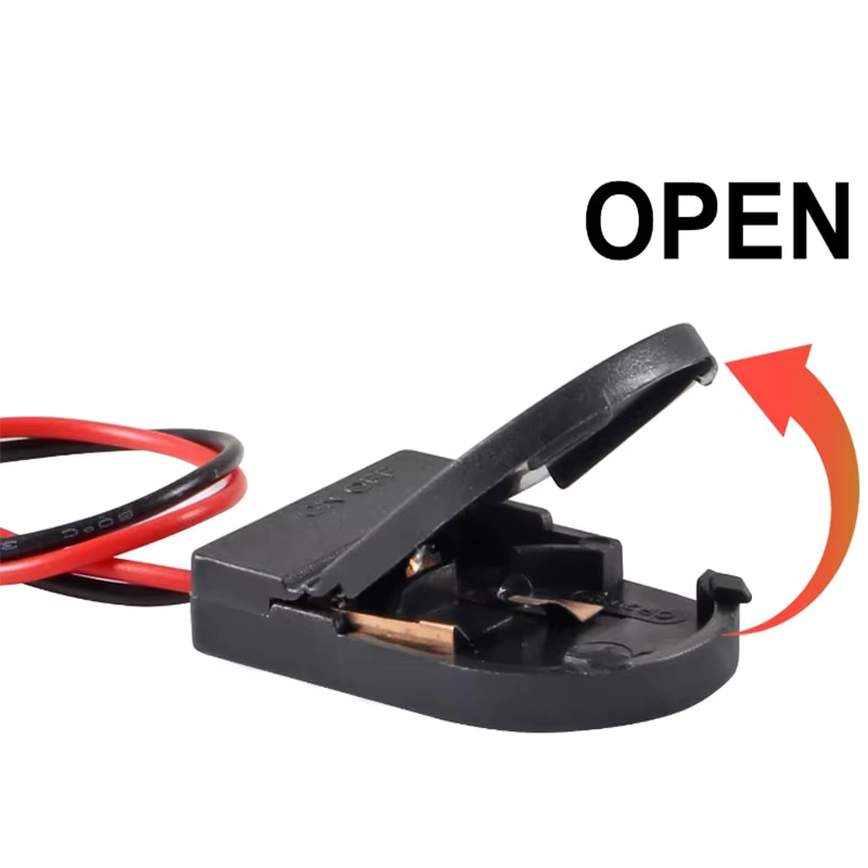 Soporte de batería 2032, soporte de pila de moneda, por unidad