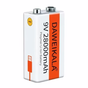 bateria 9v recargable Daweikala 9V 28000mAh USB batería de litio recargable 6F22 para multímetro micrófono guitarra de juguete KTV