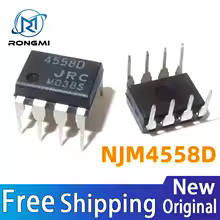circuito integrado  amplificador JRC4558D NJM4558D 4558D 4558 DIP8, nuevo y original caja 20 unidades