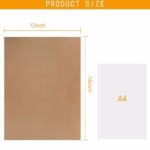 hoja Lámina de PTFE resistente al calor para prensas térmicas 30 x 40 cm