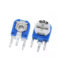 potenciómetro recortador RM063 resistencia ajustable 100R3