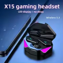Auriculares inalámbricos Bluetooth X15 TWS con pantalla LED,