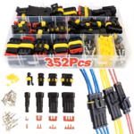 Kit de Conectores de Cableado para Coche y Moto - Juego de Conectores Rápidos de 1/2/3/4 Pines