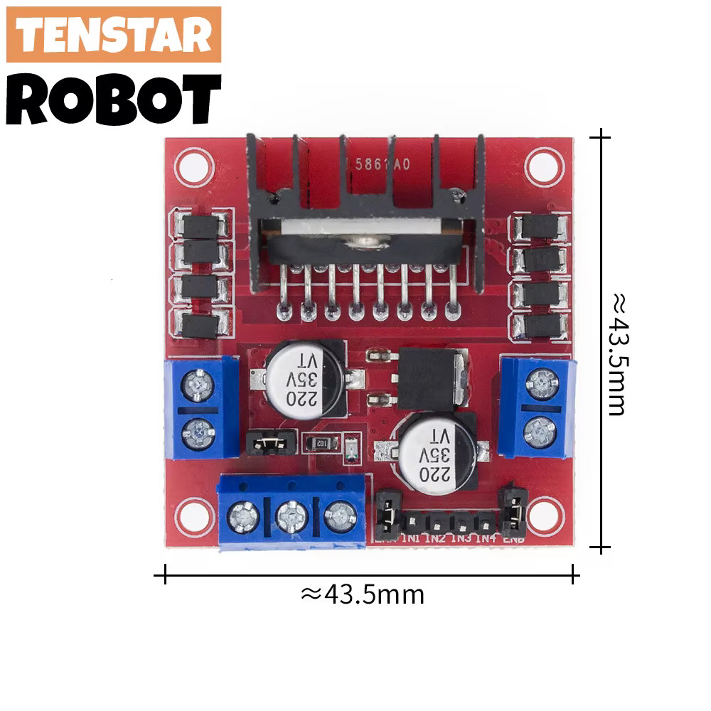 Módulo de placa controladora L298N