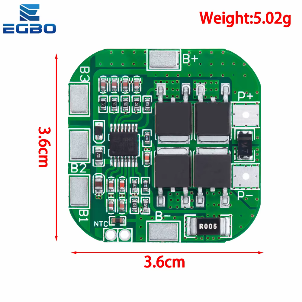 Placa de protección de batería EGBO 4S 14.8V