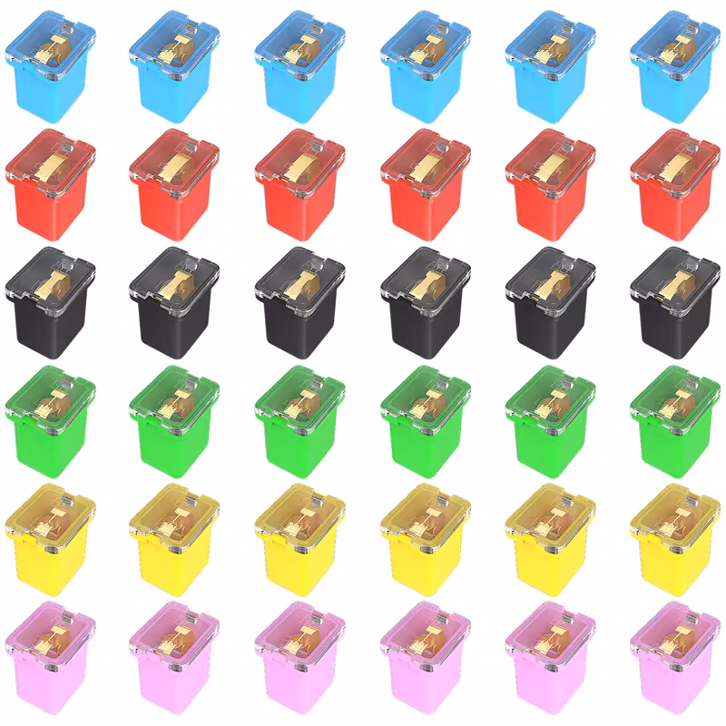 fusibles Jcase, de 20A, 30A, 40A, 50A, 60A y 80A autos y caminos