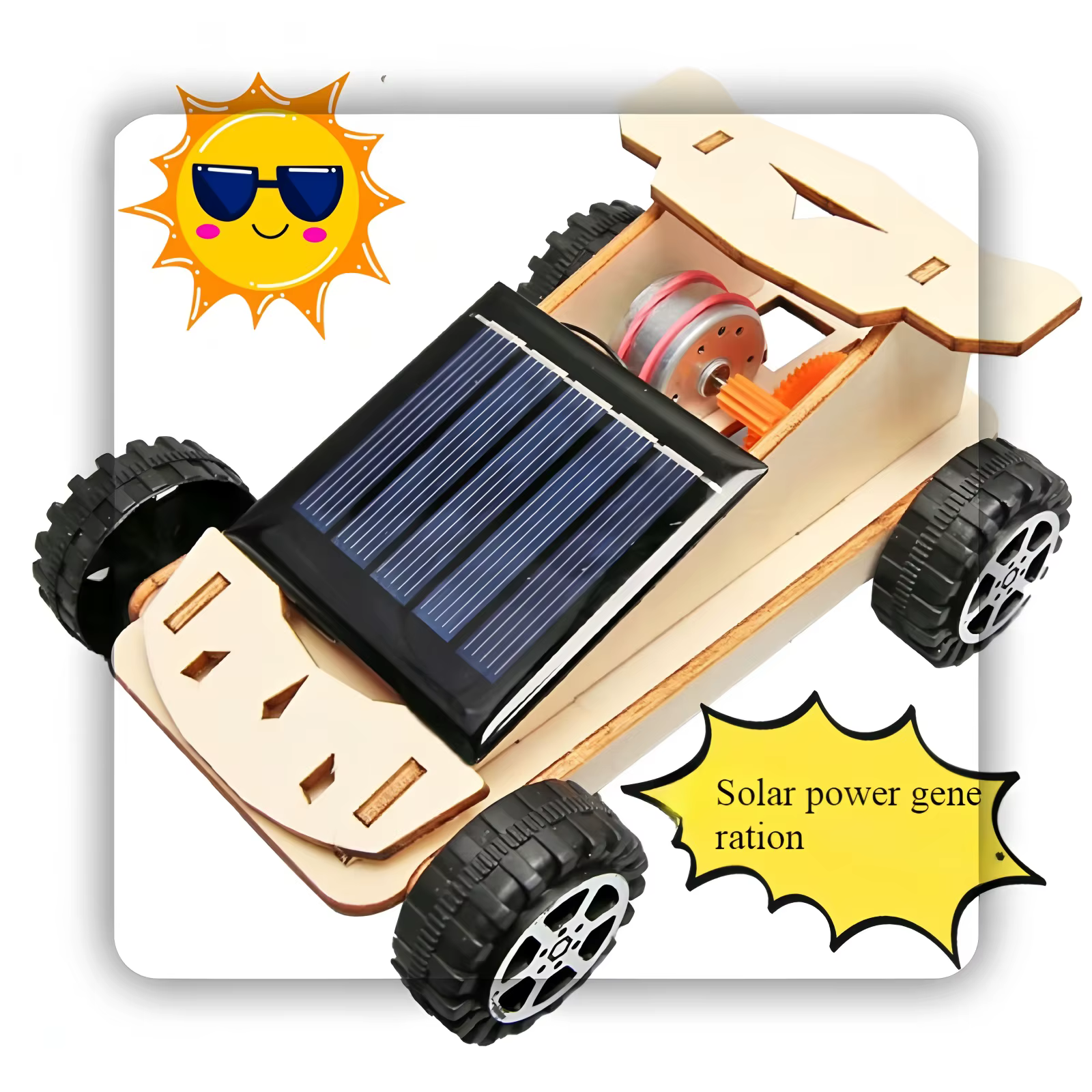 kit autos con energía solar juguetes para experimentos científicos y educativos