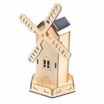 Kit de experimento científico DIY para construir una casa con molino de viento sola