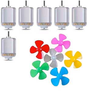 motor aspas de ventilador de colores 3V DC con una alta velocidad