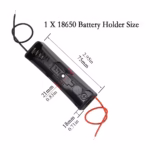 porta pila para bateria de lition 1850 1 ranura