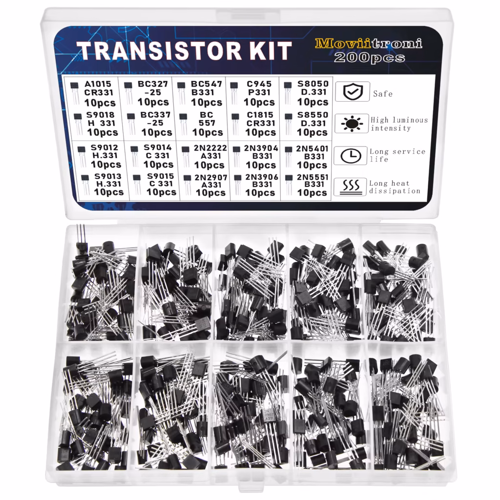 transistores BJT  (transistores de potencia bipolares) caja 200 unidades