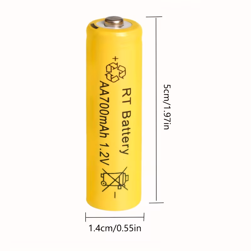 Baterías AAA, Batería Recargable AAA o AA de 700mAh, el par de Baterías AAA, o AA