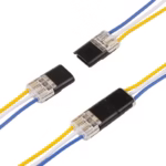 conectores rápidos de empalme sin soldadura para cables eléctricos, bloques de conector a presión de 3 pines