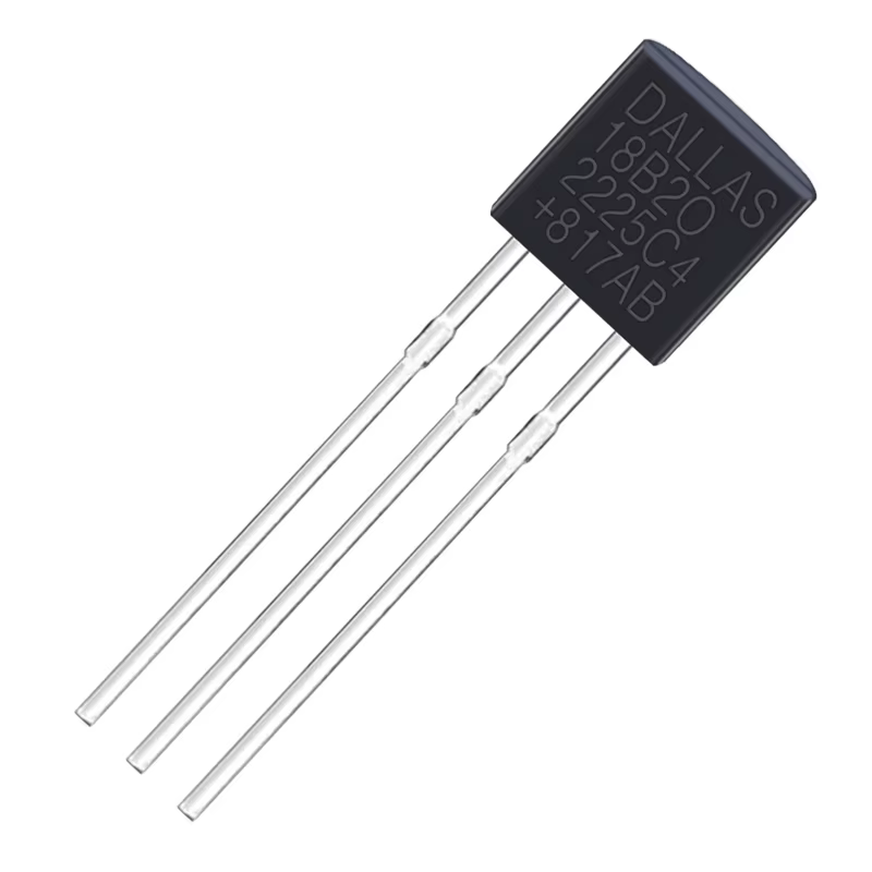 1_5_10_20 unidades Sensor de temperatura Chip electrónico DS18B20 TO-92 18B20 chips IC Termómetro electrónico digital DIY -55 °C a 125 °C - AliExpress 502