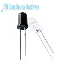 Diodos emisores y receptores infrarrojos de 5 mm y 940 nm
