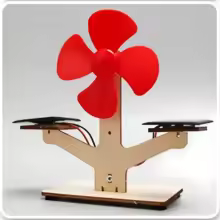 Ventiladores solares, maquetas de bricolaje