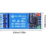 relé de un canal de 5 V con interruptor de relé con aislamiento OPTO