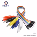 Cable Diymore con pinza de cocodrilo a cable Dupont de 10 pines