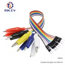 Cable Diymore con pinza de cocodrilo a cable Dupont de 10 pines
