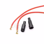  Portafusibles de vidrio de 5*20 mm tipo tornillo 5X20mm con Cable de alambre 22AWG Tubo fusible de vidrio de 5X20M