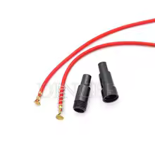  Portafusibles de vidrio de 5*20 mm tipo tornillo 5X20mm con Cable de alambre 22AWG Tubo fusible de vidrio de 5X20M