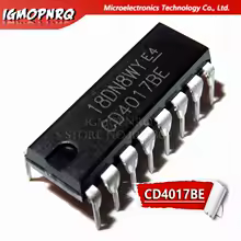 circuito integradoCD4017BE DIP16 CD4017 DIP-16 DIP CD4017BD