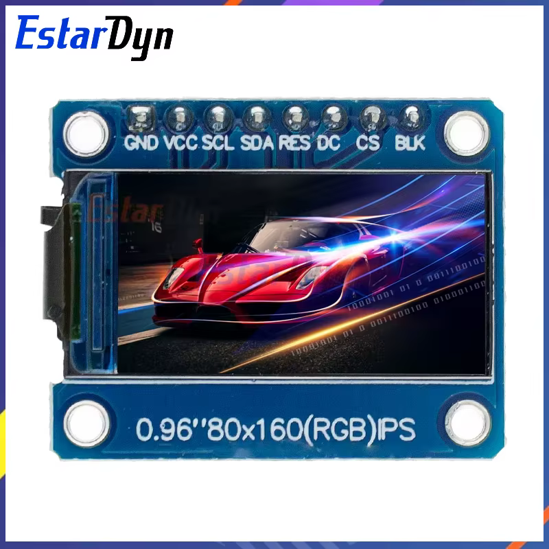 pantalla TFT de 0,96 pulgadas Ips pantalla LCD unidad IC ST7735S