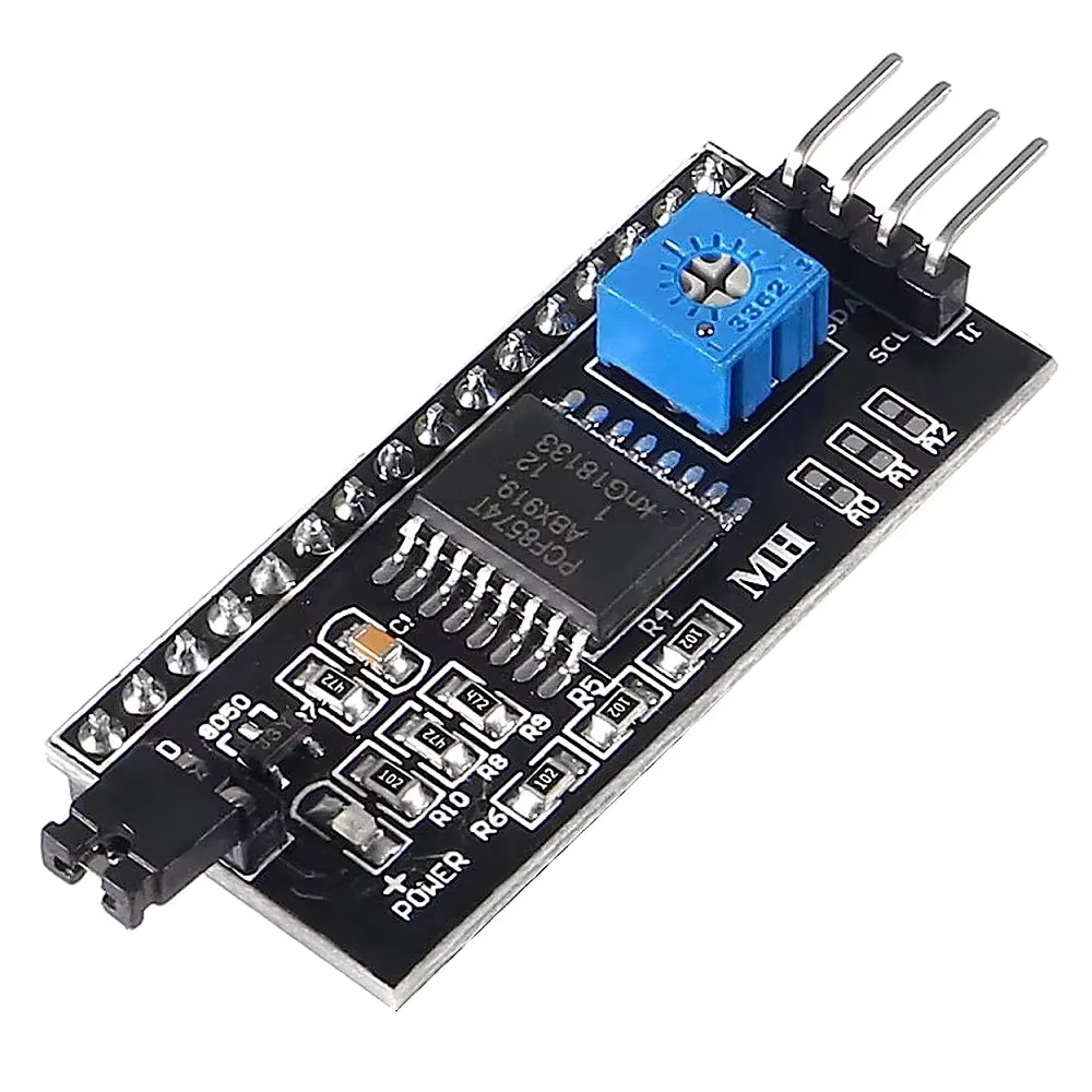 placa de interfaz serie IIC I2C TWI SPI con puerto 2004 LCD1602,
