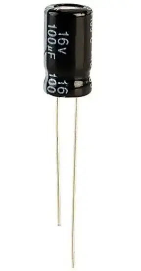 Condensador Electrolítico 100uF 16V (Por Unidad)