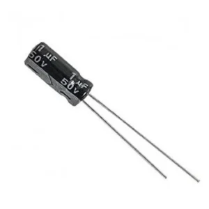 Condensador Electrolítico 1uF 50V (Por Unidad)