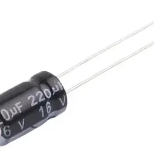 Condensador Electrolítico 220uF 16V (Por Unidad)