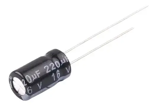 Condensador Electrolítico 220uF 16V (Por Unidad)