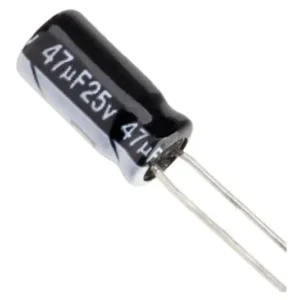 Condensador Electrolítico 47uF 25V (Por Unidad)